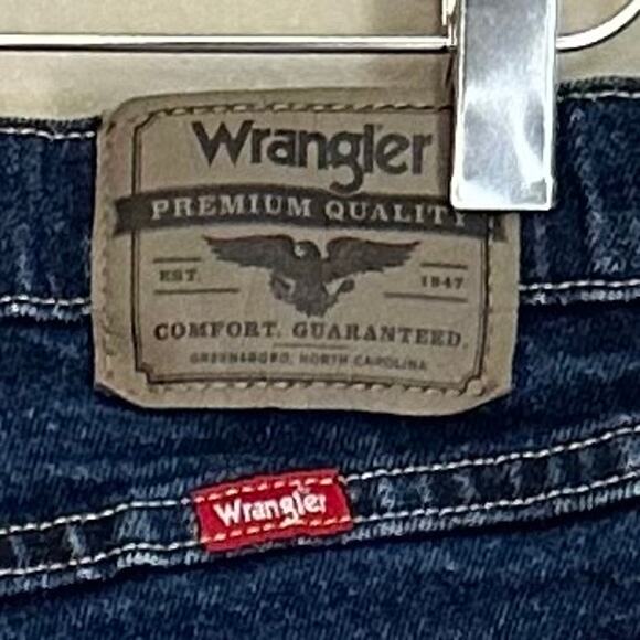 Wrangler Regular Fit Jeans Western Workwear Denim Straight Leg Rugged Size 30x30 - Picture 5 of 10